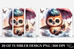 Agressive Baby Owl | 20 oz Tumbler Product Image 1
