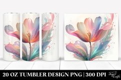 Shiny Tulip Tumbler Design Product Image 1