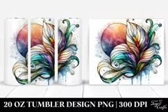 Colorful Stained Calla Lily | 20 Oz Tumbler Product Image 1
