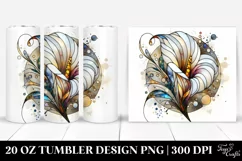 Colorful Stained Calla Lily | 20 Oz Tumbler Product Image 1