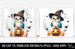 Cute Baby Peacock on Star for Halloween 20 Oz Tumbler Product Image 1