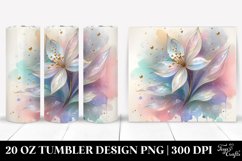 Glossy Snowdrop Clipart 20 Oz Tumbler Product Image 1