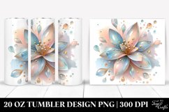 Glossy Snowdrop Clipart 20 Oz Tumbler Product Image 1