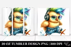 Funny Baby Chicken | 20 oz Tumbler Product Image 1
