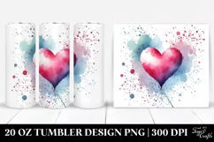 Valentines 20 Oz Tumbler Png Product Image 1