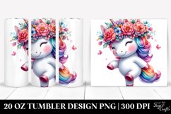 Baby Unicorn Dancing | 20 oz Tumbler Product Image 1