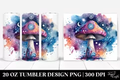 Colorful Magical Mushroom 20 Oz Tumbler Product Image 1