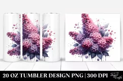 Glossy Lilac Stained | 20 Oz Tumbler Product Image 1