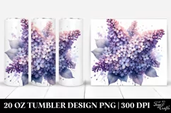 Glossy Lilac Stained | 20 Oz Tumbler Product Image 1