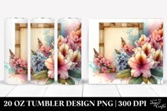 Stained Rhododendron Tumbler 20 oz Product Image 1