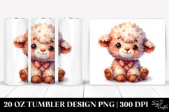 Vibrant Plush Lamb | 20 Oz Tumbler Product Image 1