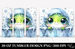 Cute Baby Frog from Icy Wall 20 Oz Tumbler Product Image 1