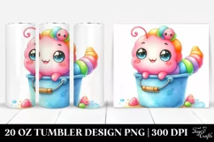 Colorful Baby Worm | 20 Oz Tumbler Product Image 1