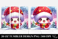 Excited Colorful Character Clipart, Transparent 20 Oz Product Image 1