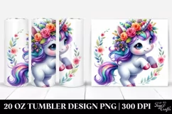 Baby Unicorn Dancing | 20 oz Tumbler Product Image 1
