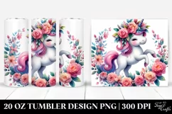 Baby Unicorn Dancing | 20 oz Tumbler Product Image 1