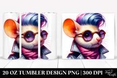 Vibrant Cute Baby Mouse Tumbler Design Product Image 1