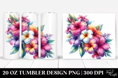 Hawaiian Flowers | 20 oz Tumbler Product Image 1