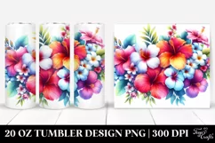 Hawaiian Flowers | 20 oz Tumbler Product Image 1