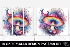 Colorful Magical Mushroom | 20 Oz Tumbler Product Image 1