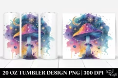 Colorful Magical Mushroom | 20 Oz Tumbler Product Image 1