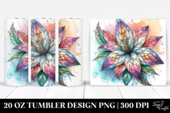 Detailed Stained Lily | 20 oz Tumbler Product Image 1