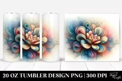 Stained Anemone Tumbler | 20 oz Tumbler Product Image 1