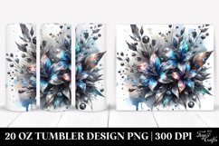 Shiny Lobelia with Marble Splash | 20 Oz Tumbler Product Image 1