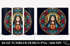 Stained Virgin Mary 20 Oz Tumbler Product Image 1