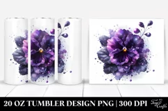 Shiny Violet Made of Shiny Material | 20 Oz Tumbler Product Image 1