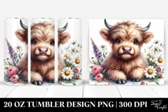 Highland Cow Adventure | 20 Oz Tumbler Product Image 1
