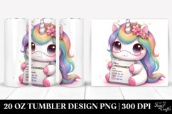 Pastel Cute Baby Unicorn Tumbler Product Image 1