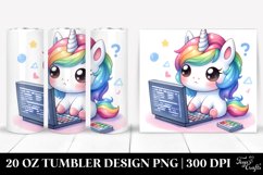 Pastel Cute Baby Unicorn Tumbler Product Image 1