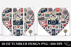Valentines 20 Oz Tumbler Png Product Image 1