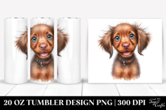 Watercolor Baby Vizsla 20 Oz Tumbler Product Image 1
