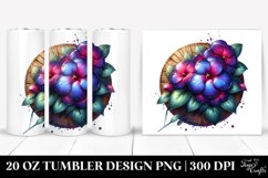 Detailed Glossy Impatiens | 20 Oz Tumbler Product Image 1