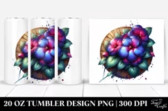 Detailed Glossy Impatiens | 20 Oz Tumbler Product Image 1