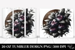 Detailed Glossy Impatiens | 20 Oz Tumbler Product Image 1