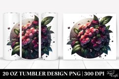Detailed Glossy Impatiens | 20 Oz Tumbler Product Image 1