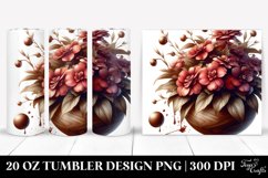 Detailed Glossy Impatiens | 20 Oz Tumbler Product Image 1