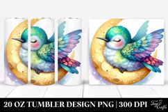 Colorful Baby Hummingbird Tumbler Product Image 1