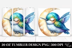 Colorful Baby Hummingbird Tumbler Product Image 1