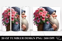 Detailed Gnome Impatiens Tumbler Product Image 1