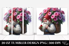 Detailed Gnome Impatiens Tumbler Product Image 1