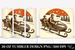 Retro Sled Image 20 Oz Tumbler Product Image 1