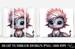 Cute Baby Dragon 20 Oz Tumbler Product Image 1