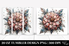 Stained Zinnia | 20 Oz Tumbler Product Image 1