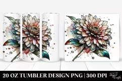 Stained Zinnia | 20 Oz Tumbler Product Image 1