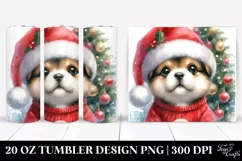 Expressive Baby Puppy 20 Oz Tumbler Product Image 1