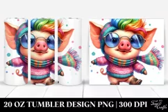 Cute Baby Pig | 20 oz Tumbler Product Image 1